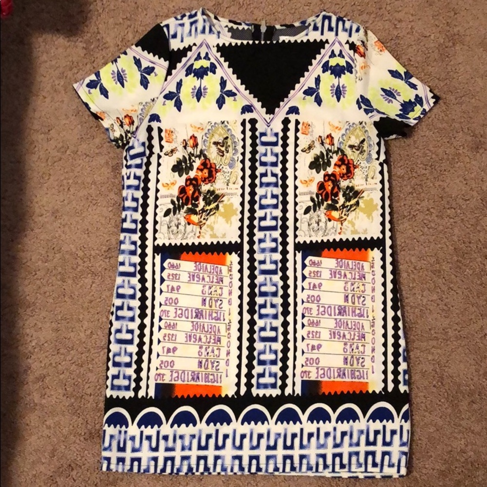 Glamorous dress with back zipper in size small